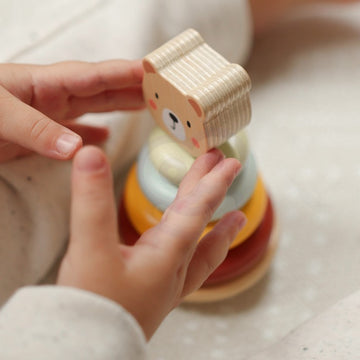 3in1 Toy Box - Sorting Blocks, Stackable Pyramid and Elephant On Wheels — 8
