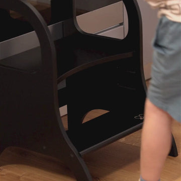 Ette Tete MIIMO® in hoogte verstelbaar opstapje – Zwart – productbeeld 7 — 7