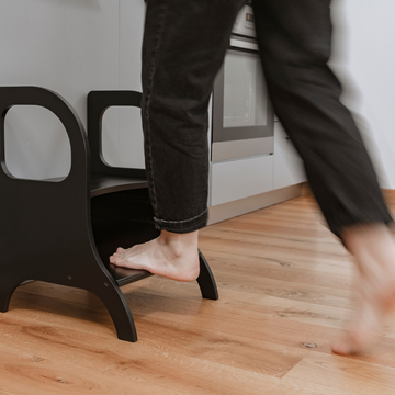 Ette Tete MIIMO® in hoogte verstelbaar opstapje – Zwart – productbeeld 3 — 3