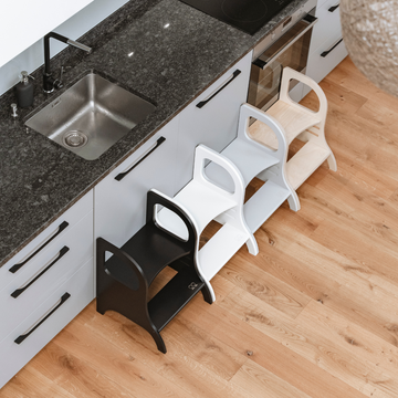 Ette Tete MIIMO® in hoogte verstelbaar opstapje – Wit – productbeeld 8 — 8