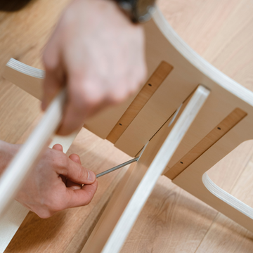 Ette Tete MIIMO® in hoogte verstelbaar opstapje – Wit – productbeeld 12 — 12