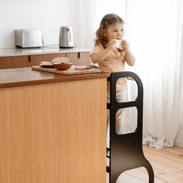 Ette Tete STEP UP in hoogte verstelbare leertoren – Zwart – productbeeld 2 — 2