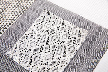 Baby Activity Mat, 100x100cm - Black and White — 9