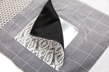 Baby Activity Mat, 100x100cm - Black and White — 8