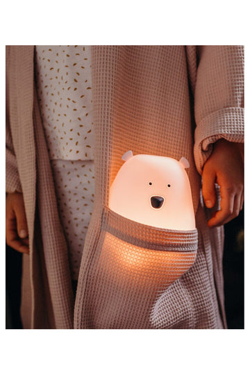 Big Bear Silicone Lamp with Remote - Pink — 7