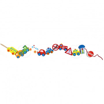 Car Shaped Wooden Threading Blocks  — 2