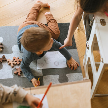 Ette Tete vilten puzzelspeelmat – 9 delen – productbeeld 10 — 10