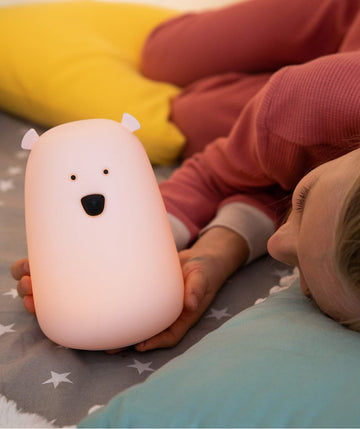 Big Bear Silicone Lamp with Remote - Pink — 4
