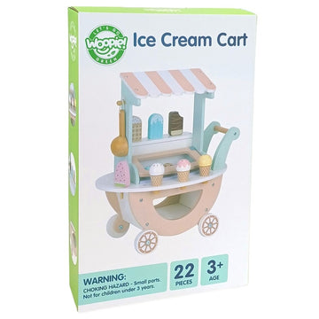 Wooden Ice Cream Shop With Cart — 2