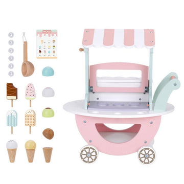 Wooden Ice Cream Shop With Cart — 4