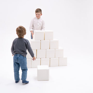 Foam Mega Cube Building Block - Blue & Red — 3