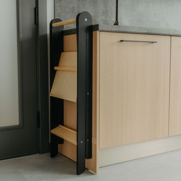 Foldable Kitchen Tower With Removable Rail — 12