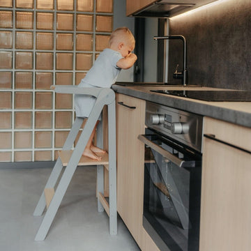 Foldable Kitchen Tower With Removable Rail — 21