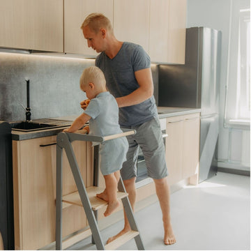 Foldable Kitchen Tower With Removable Rail — 23