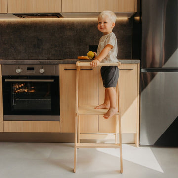 Foldable Kitchen Tower With Removable Rail — 7