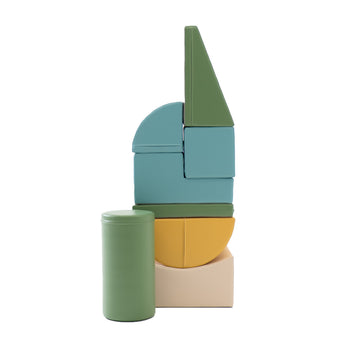 Soft Play 8 Foam Block Set - Pastel Turquoise Adventurer — 7