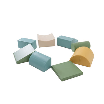 Soft Play 8 Foam Block Set - Pastel Turquoise Adventurer — 4
