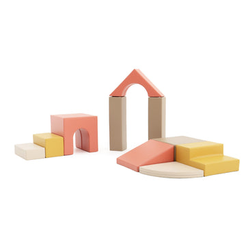 Soft Play 10 Foam Block Set - Pastel Fries Creativity — 2
