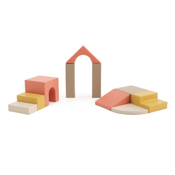 Soft Play 10 Foam Block Set - Pastel Fries Creativity — 4