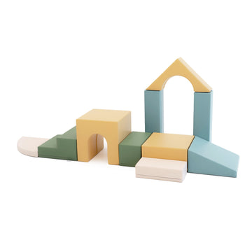 Soft Play 10 Foam Block Set - Pastel Sea Creativity — 3
