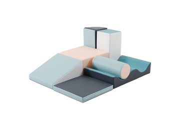 Soft Play 7 Foam Block Set - Light Pastel Discoverer — 3