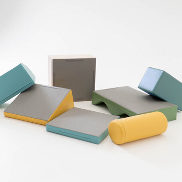 Soft Play 7 Foam Block Set - Pastel Turquoise Discoverer — 6