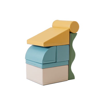 Soft Play 7 Foam Block Set - Pastel Turquoise Discoverer — 5