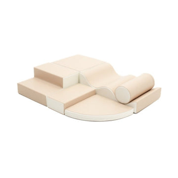 Soft Play 6 Foam Block Set - Beige Explorer — 2