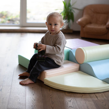 Soft Play 6 Foam Block Set - Light Pastel Explorer — 25