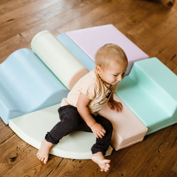 Soft Play 6 Foam Block Set - Light Pastel Explorer — 26