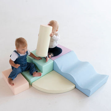 Soft Play 6 Foam Block Set - Light Pastel Explorer — 13