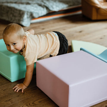 Soft Play 6 Foam Block Set - Light Pastel Explorer — 23