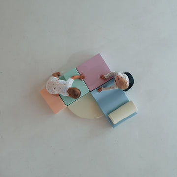 Soft Play 6 Foam Block Set - Light Pastel Explorer — 6