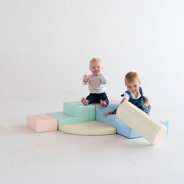 Soft Play 6 Foam Block Set - Light Pastel Explorer — 10