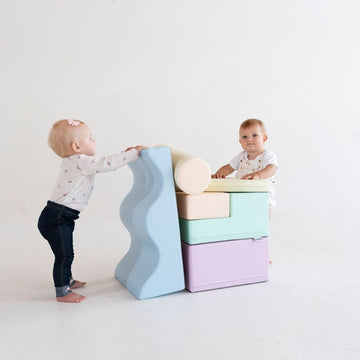 Soft Play 6 Foam Block Set - Light Pastel Explorer — 16