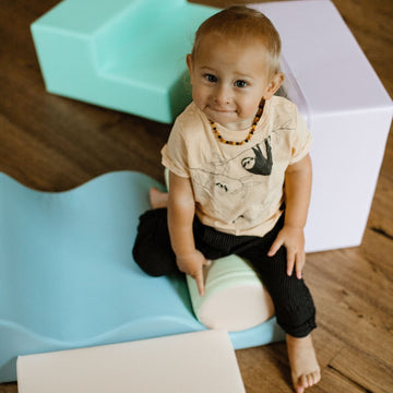 Soft Play 6 Foam Block Set - Light Pastel Explorer — 30