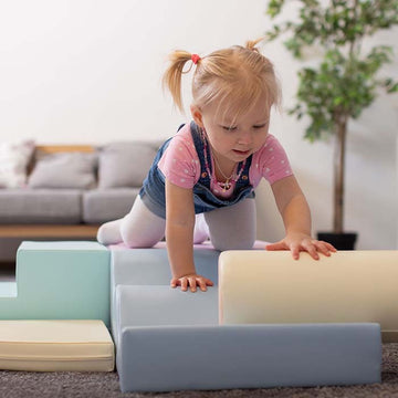 Soft Play 6 Foam Block Set - Light Pastel Explorer — 36