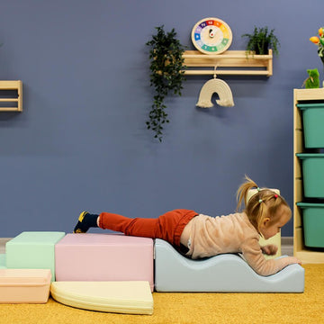 Soft Play 6 Foam Block Set - Light Pastel Explorer — 34