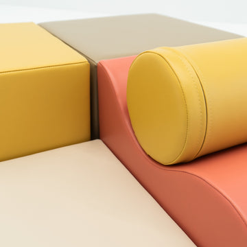 Soft Play 6 Foam Block Set - Pastel Pink Explorer — 14