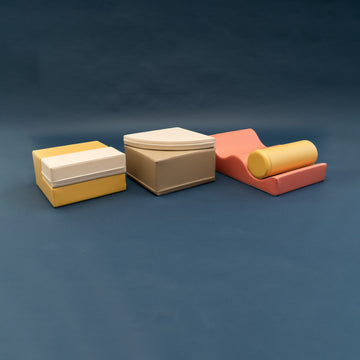Soft Play 6 Foam Block Set - Pastel Pink Explorer — 27