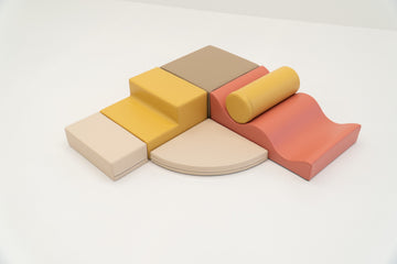 Soft Play 6 Foam Block Set - Pastel Pink Explorer — 7