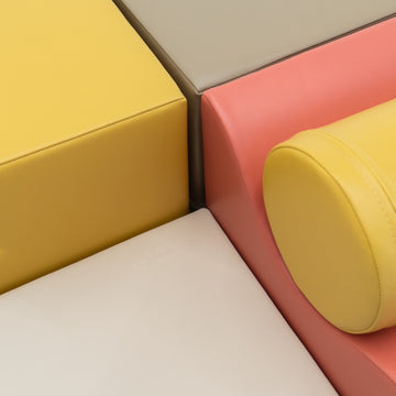 Soft Play 6 Foam Block Set - Pastel Pink Explorer — 15