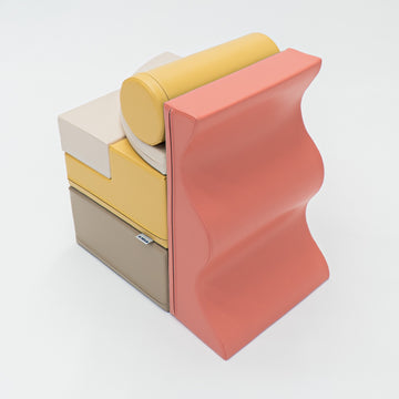 Soft Play 6 Foam Block Set - Pastel Pink Explorer — 24