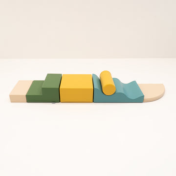 Soft Play 6 Foam Block Set - Pastel Turquoise Explorer — 26