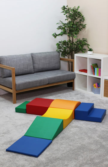 Soft Play 7 Foam Block Set - Multicolor Little Crawler — 4
