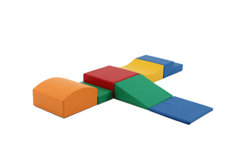 Soft Play 7 Foam Block Set - Multicolor Little Crawler — 6