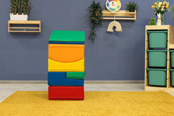Soft Play 7 Foam Block Set - Multicolor Little Crawler — 3