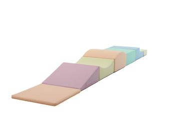 Soft Play 7 Foam Block Set - Light Pastel Little Crawler — 7