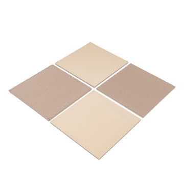 Large Foam Puzzle Mats - Beige / Dark Beige — 5