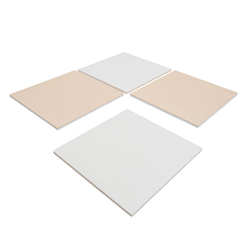 Large Foam Puzzle Mats - Beige / White — 11